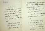 Lettre autographe sign&eacute;e &agrave; Maurice Wilmotte. Pierre Mille (1864-1941), &eacute;crivain, journaliste.