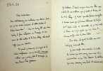 Lettre autographe sign&eacute;e &agrave; Maurice Wilmotte. Pierre Mille (1864-1941), &eacute;crivain, journaliste.