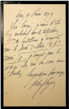 Lettre autographe signée. Anatole Bérard des Glajeux (1833-1912), magistrat, écrivain.