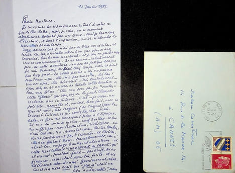Lettre autographe signée. Claude Autant-Lara (1901-2000), réalisateur, acteur, scénariste, homme politique.