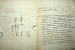 Lettre autographe sign&eacute;e. [Troyes, Aube] Un pr&ecirc;tre du dioc&egrave;se de Troyes. 