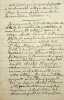 Lettre autographe sign&eacute;e. Georges Washington de La Fayette (1779-1849), militaire, homme politique, d&eacute;put&eacute; de la Haute-Loire, seul fils du c&eacute;l&egrave;bre ...