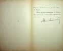 Lettre autographe sign&eacute;e &agrave; Georges Montorgueil. Henri Br&eacute;montier (1869-1931), publiciste, journaliste, premier &eacute;poux de Jeanne Br&eacute;montier, premi&egrave;re ...
