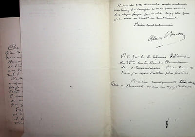 Lettre autographe signée à Georges Montorgueil (lot de 3)
