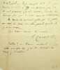 Lettre autographe sign&eacute;e &agrave; Robert Brussel. Eug&egrave;ne Morel (1869-1934), &eacute;crivain, critique, biblioth&eacute;caire &agrave; la BnF. 
