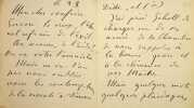 Lettre autographe sign&eacute;e &agrave; Georges Montorgueil. Ren&eacute; Emery (1861-1918), journaliste, romancier, r&eacute;dacteur en chef du journal Fin de Si&egrave;cle. 