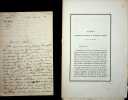 Lettre autographe sign&eacute;e &agrave; Paul de Mol&egrave;nes - importante lettre de critiques. Fran&ccedil;ois Buloz (1803-1877), patron de presse, fameux directeur de la ...
