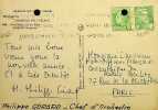Lettre autographe sign&eacute;e. Philippe-G&eacute;rard G&eacute;rard, dit Philippe-G&eacute;rard (1924-2014), compositeur, chef d'orchestre. 