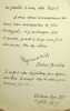 Lettre autographe sign&eacute;e &agrave; L&eacute;o Pold&egrave;s. Maurice Gamelin (1872-1958), g&eacute;n&eacute;ral, commandant de l'Arm&eacute;e fran&ccedil;aise pendant la dr&ocirc;le de guerre. 