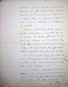 Lettre autographe signée à Léo Poldès