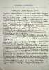 Manuscrit autographe. Jean-Adrien Mercier (1899-1995), peintre, affichiste, illustrateur. 