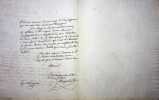 Lettre autographe sign&eacute;e &agrave; Nicolas Fran&ccedil;ois Cochard. Jean Antoine Marie Monperlier (1788-1819), po&egrave;te, &eacute;crivain. 