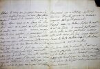 Lettre autographe sign&eacute;e &agrave; son p&egrave;re Antoine Bossuet. Jacques-B&eacute;nigne Bossuet (1664-1743), abb&eacute; de Savigny, &eacute;v&ecirc;que de Troyes, neveu du grand Bossuet. 
