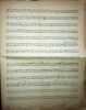Manuscrit musical autographe. Paul Colline (1895-1991), chansonnier, acteur, &eacute;crivain, r&eacute;alisateur.