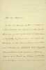 Lettre autographe sign&eacute;e. Achille Fould (1800-1867), banquier, homme politique. 