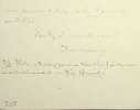 Lettre autographe sign&eacute;e. Jules Quesnay de Beaurepaire (1834-1923), magistrat, &eacute;crivain. 