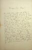 Lettre autographe sign&eacute;e au m&eacute;decin Hermann Lebert. Eduard Arnold Martin (1809-1875), gyn&eacute;cologue allemand, obst&eacute;tricien, qui fit l'accouchement de ...