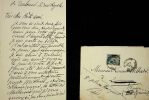Lettre autographe sign&eacute;e &agrave; Laurent Tailhade. [&Eacute;phra&iuml;m Mikha&euml;l ; St&eacute;phane Mallarm&eacute; ; Verlaine] Emmanuel Delbousquet (1874-1909), po&egrave;te, &eacute;crivain. 