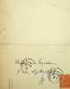 Lettre autographe sign&eacute;e &agrave; la baronne de La Tombelle. Andr&eacute; de Lorde (1869-1942), &eacute;crivain, prince de la terreur.