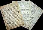 Long manuscrit autographe sign&eacute;. Marc Girardin, dit Saint-Marc Girardin (1801-1873), &eacute;crivain, homme politique, membre de l'Acad&eacute;mie fran&ccedil;aise. 