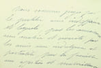 Pens&eacute;e autographe (adress&eacute;e &agrave; Laurent Tailhade). Marie Jos&eacute;phine de Suin, dite Diane de Beausacq (1829-1899), femme de lettres.