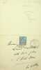 Lettre autographe sign&eacute;e &agrave; Laurent Tailhade. Edouard Conte (1862-1944), &eacute;crivain, journaliste. 