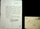 Lettre autographe sign&eacute;e &agrave; Laurent Tailhade. Rodolphe Darzens (1865-1938), po&egrave;te, &eacute;crivain, journaliste. 