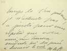Lettre autographe sign&eacute;e &agrave; Laurent Tailhade. Marie Jos&eacute;phine de Suin, dite Diane de Beausacq (1829-1899), femme de lettres.