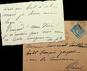 Lettre autographe sign&eacute;e &agrave; Laurent Tailhade. Marie Jos&eacute;phine de Suin, dite Diane de Beausacq (1829-1899), femme de lettres.