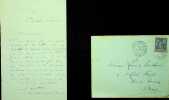Lettre autographe sign&eacute;e &agrave; Laurent Tailhade. Louis Marsolleau (1864-1935), po&egrave;te, chansonnier, compositeur. 