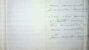 Lettre autographe sign&eacute;e &agrave; Laurent Tailhade. Jane Catulle-Mend&egrave;s (1867-1955), po&eacute;tesse.