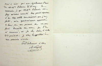 Lettre autographe signée à Laurent Tailhade
