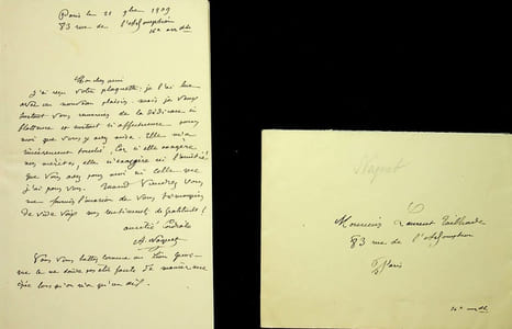 Lettre autographe signée à Laurent Tailhade