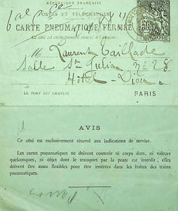 Lettre autographe signée à Laurent Tailhade
