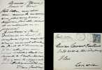 Lettre autographe sign&eacute;e &agrave; Laurent Tailhade. Pierre Quillard (1864-1912), po&egrave;te symboliste. 