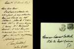 Lettre autographe sign&eacute;e &agrave; Laurent Tailhade. Pierre Quillard (1864-1912), po&egrave;te symboliste. 