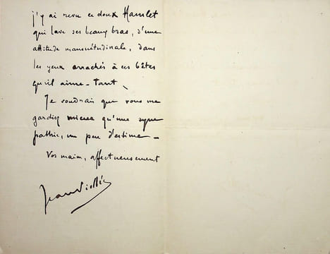 Lettre autographe signée à Laurent Tailhade. Jean Viollis (1877-1932), poète, écrivain, sinologue.