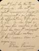 Lettre autographe sign&eacute;e &agrave; Laurent Tailhade. H&eacute;l&egrave;ne Vacaresco (1864-1947), femme de lettres, diplomate. 