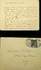 Lettre autographe sign&eacute;e &agrave; Laurent Tailhade. Charles Vignier (1863-1934), po&egrave;te, &eacute;crivain, ami de Mallarm&eacute;, sp&eacute;cialiste des arts asiatiques et ...