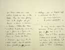 Lettre autographe sign&eacute;e &agrave; Laurent Tailhade. Charles Vignier (1863-1934), po&egrave;te, &eacute;crivain, ami de Mallarm&eacute;, sp&eacute;cialiste des arts asiatiques et ...