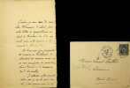 Lettre autographe sign&eacute;e &agrave; Laurent Tailhade. Georges Vanor (1866-1906), po&egrave;te, &eacute;crivain. 