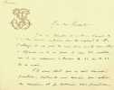 Lettre autographe sign&eacute;e &agrave; Laurent Tailhade. Joseph Gayda (1856-1897), po&egrave;te, f&eacute;libre, hydropathe, hirsute, mort de la tuberculose. 