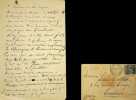 Lettre autographe sign&eacute;e &agrave; Laurent Tailhade. Raymond de La Tailh&egrave;de (1867-1938), po&egrave;te. 
