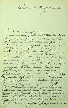 Lettre autographe signée à Laurent Tailhade. René Maizeroy (1856-1918), écrivain. 