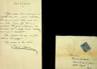 Lettre autographe sign&eacute;e &agrave; Laurent Tailhade. Charles Morice (1860-1919), po&egrave;te, &eacute;crivain.