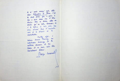 Lettre autographe signée à Maurice Donnay. Georges Lecomte (1867-1958), écrivain, membre de l'Académie française.