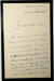 Lettre autographe sign&eacute;e &agrave; Maurice Donnay. Fernand Gregh (1873-1960), po&egrave;te, &eacute;crivain, membre de l'Acad&eacute;mie fran&ccedil;aise. 