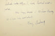 Lettre autographe sign&eacute;e &agrave; Maurice Donnay. Henry Bordeaux (1870-1963), avocat, &eacute;crivain, membre de l'Acad&eacute;mie fran&ccedil;aise. 