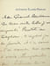 Lettre autographe sign&eacute;e &agrave; Maurice Donnay. Lucien Guitry (1860-1925), com&eacute;dien, p&egrave;re de Sacha. 
