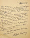 Lettre autographe sign&eacute;e &agrave; Mme Maurice Donnay. Alfred Capus (1857-1922), &eacute;crivain, journaliste. 